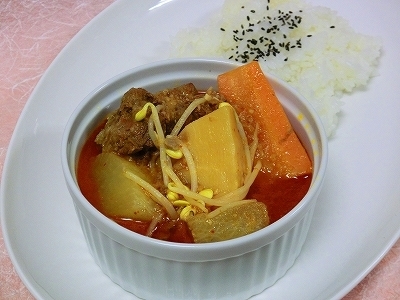 具沢山コリアンスープ&ライス