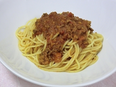 門特製ミートソーススパゲティ